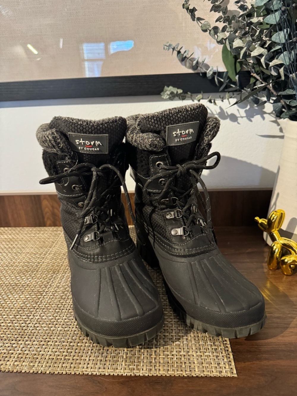 Cougar Storm Black Women's Winter & Rain Boots